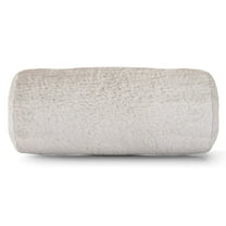 Majestic Home Goods Bolster Pillow Sherpa Cream