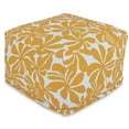 thumbnail image 1 of Majestic Home Goods Ottoman Pouf Plantation Yellow, 1 of 6