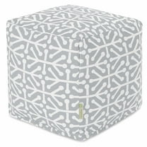 Majestic Home Goods Aruba Bean Bag Pouf Cube, Indoor/Outdoor