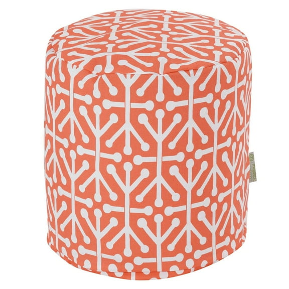 Majestic Home Goods Aruba Indoor Outdoor Ottoman Pouf