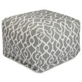 thumbnail image 1 of Majestic Home Goods Athens Indoor / Outdoor Fabric Ottoman, 1 of 6