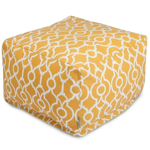 Majestic Home Goods Athens Indoor / Outdoor Fabric Ottoman