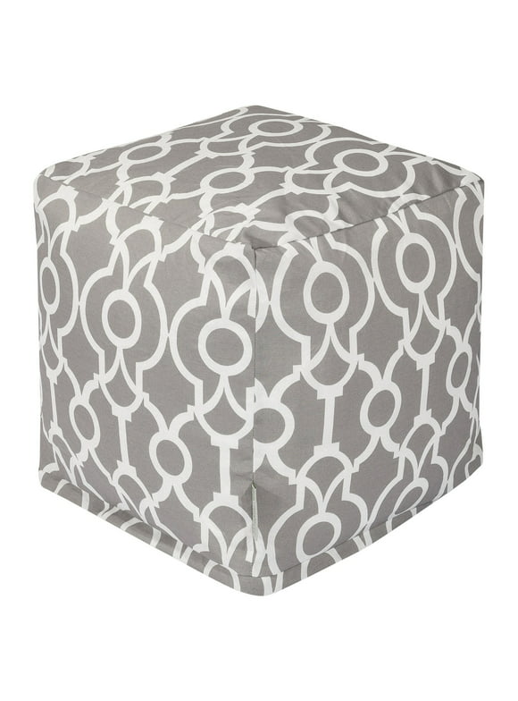 Majestic Home Goods Athens Indoor/Outdoor Ottoman Pouf Cube