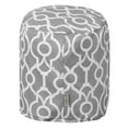 thumbnail image 1 of Majestic Home Goods Athens Indoor Outdoor Ottoman Pouf, 1 of 6