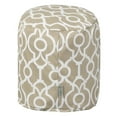 thumbnail image 1 of Majestic Home Goods Athens Indoor Outdoor Ottoman Pouf, 1 of 6