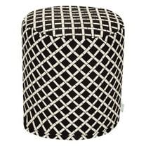 Majestic Home Goods Bamboo Indoor Outdoor Ottoman Pouf