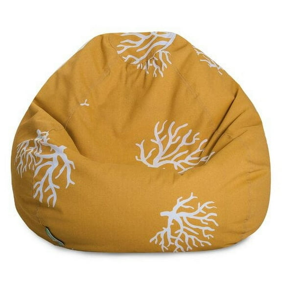 Yellow Coral Small Bean Bag