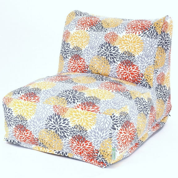 Majestic Home Goods Chair Lounger Blooms Citrus