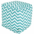 thumbnail image 1 of Majestic Home Goods Chevron Indoor/Outdoor Ottoman Pouf Cube, 1 of 6