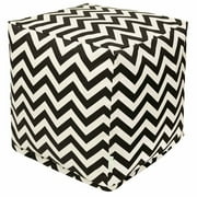Majestic Home Goods Chevron Indoor/Outdoor Ottoman Pouf Cube