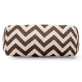 thumbnail image 1 of Zig Zag Bolster Pillow - Color: Chocolate, 1 of 5