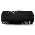 thumbnail image 1 of Majestic Home Goods Bolster Pillow Coral Black, 1 of 5