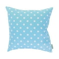 thumbnail image 1 of Majestic Home Goods Decorative Aquamarine Small Polka Dot Extra Large Pillow, 1 of 4