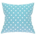 thumbnail image 1 of Majestic Home Goods Decorative Aquamarine Small Polka Dot Large Pillow, 1 of 4