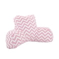 thumbnail image 1 of Majestic Home Goods Decorative Baby Pink Chevron Reading Pillow, 1 of 6