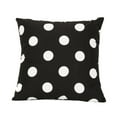 Majestic Home Goods Decorative Black Large Polka Dot Extra Large Pillow