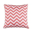 thumbnail image 1 of Majestic Home Goods Decorative Coral Chevron Extra Large Pillow, 1 of 4
