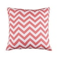 thumbnail image 1 of Majestic Home Goods Decorative Coral Chevron Large Pillow, 1 of 4