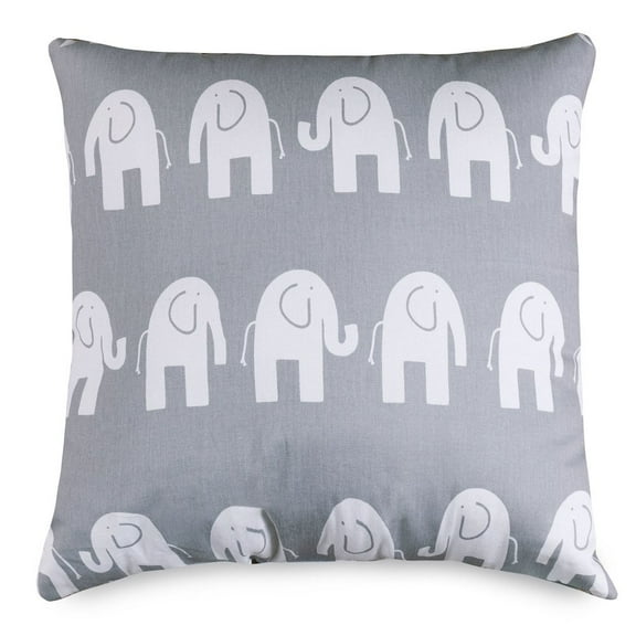 Majestic Home Goods Decorative Gray Ellie Large Pillow
