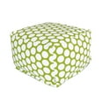 thumbnail image 1 of Majestic Home Goods Decorative Hot Green Large Polka Dot Large Ottoman, 1 of 6