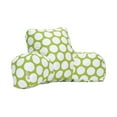 thumbnail image 1 of Majestic Home Goods Decorative Hot Green Large Polka Dot Reading Pillow, 1 of 6