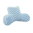 thumbnail image 1 of Majestic Home Goods Decorative Light Blue Chevron Reading Pillow, 1 of 6