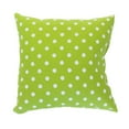 thumbnail image 1 of Majestic Home Goods Decorative Lime Small Polka Dot Extra Large Pillow, 1 of 4