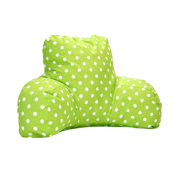 Majestic Home Goods Decorative Lime Small Polka Dot Reading Pillow