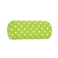 thumbnail image 1 of Majestic Home Goods Decorative Lime Small Polka Dot Round Bolster Pillow, 1 of 6
