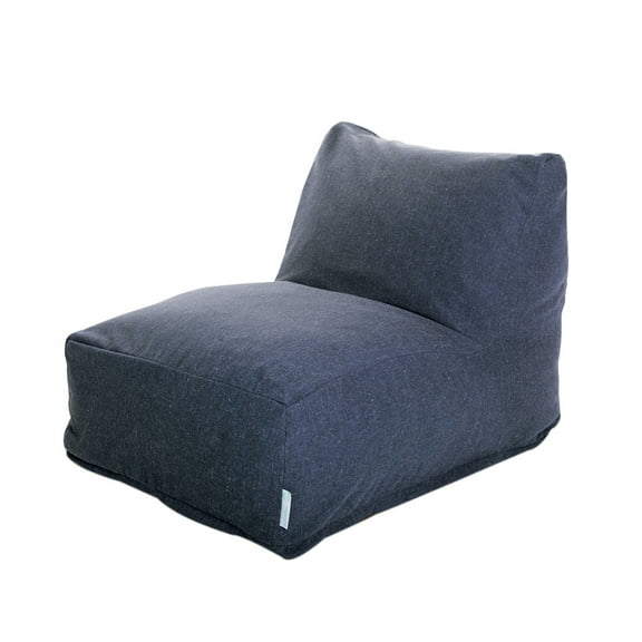 Majestic Home Goods Decorative Navy Wales Bean Bag Chair Lounger