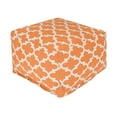 thumbnail image 1 of Majestic Home Goods Decorative Peach Trellis Large Ottoman, 1 of 6