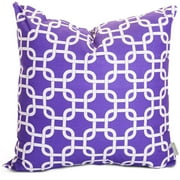 Majestic Home Goods Decorative Purple Links Extra Large Pillow