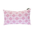 thumbnail image 1 of Majestic Home Goods Decorative Soft Pink Links Small Pillow, 1 of 5