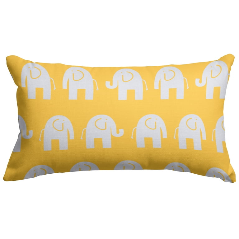 Majestic Home Goods Decorative Yellow Ellie Small Pillow