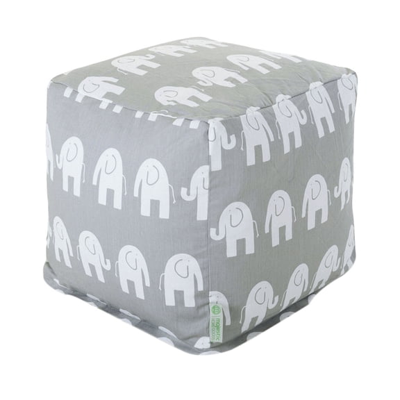 Majestic Home Goods Ellie Indoor Ottoman Pouf Cube