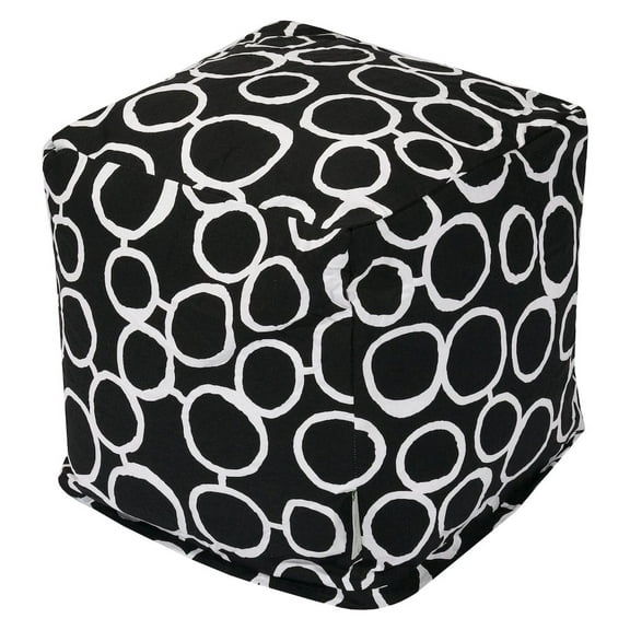 Majestic Home Goods Fusion Indoor Ottoman Pouf Cube