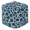 thumbnail image 1 of Majestic Home Goods Fusion Indoor Ottoman Pouf Cube, 1 of 6