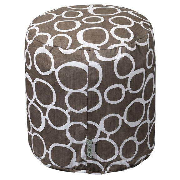 Majestic Home Goods Fusion Indoor Ottoman Pouf
