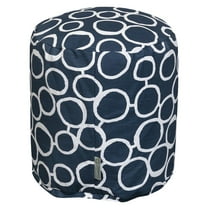 Majestic Home Goods Fusion Indoor Ottoman Pouf