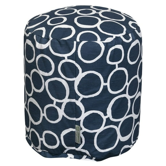 Majestic Home Goods Fusion Indoor Ottoman Pouf