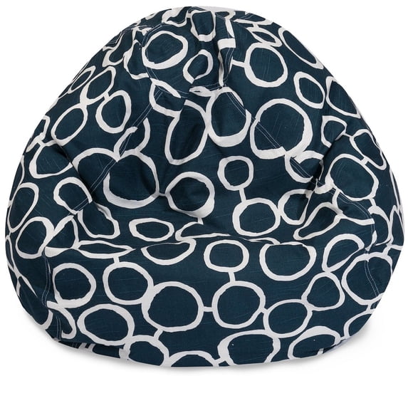 Majestic Home Goods Fusion Large Classic Bean Bag Chair, Multiple Colors