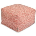 thumbnail image 1 of Majestic Home Goods Ottoman Pouf Charlie Salmon, 1 of 6