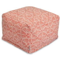 Majestic Home Goods Ottoman Pouf Charlie Salmon
