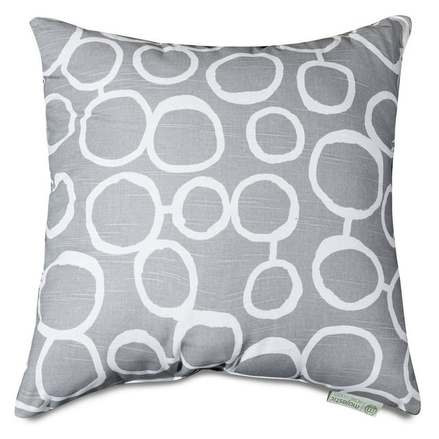 Majestic Home Goods Indoor Gray Fusion Large Decorative Throw Pillow 20 in L x 8 in W x 20 in H