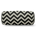 thumbnail image 1 of Majestic Home Goods Bolster Pillow Chevron Black, 1 of 5