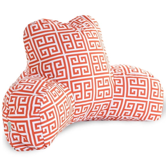 Majestic Home Goods Reading Pillow Towers Orange