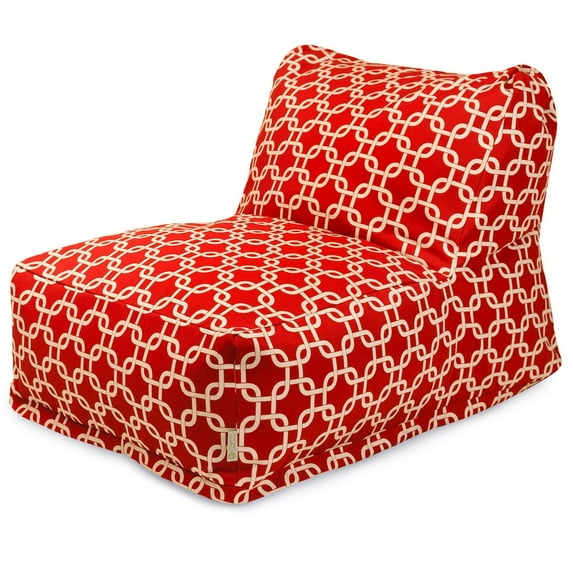 Majestic Home Goods Chair Lounger Links Red