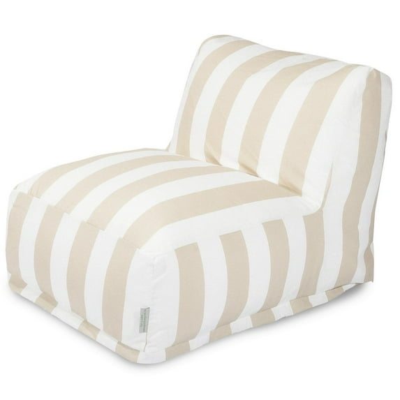 Majestic Home Goods Chair Lounger Vertical Stripe Sand