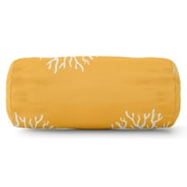 Majestic Home Goods Bolster Pillow Coral Yellow