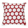 thumbnail image 1 of Majestic Home Goods Indoor Red Hot Large Polka Dot Large Decorative Throw Pillow 20 in L x 8 in W x 20 in H, 1 of 6
